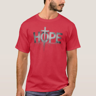 T-shirt Bible de conception chrétienne Espoir de foi pour