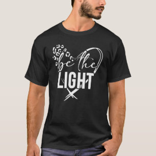 T-shirt Bible du Coeur léopard Verse Matthew 514 Christian