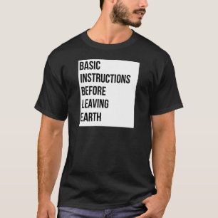 T-shirt BIBLE : Instructions de base avant de laisser la