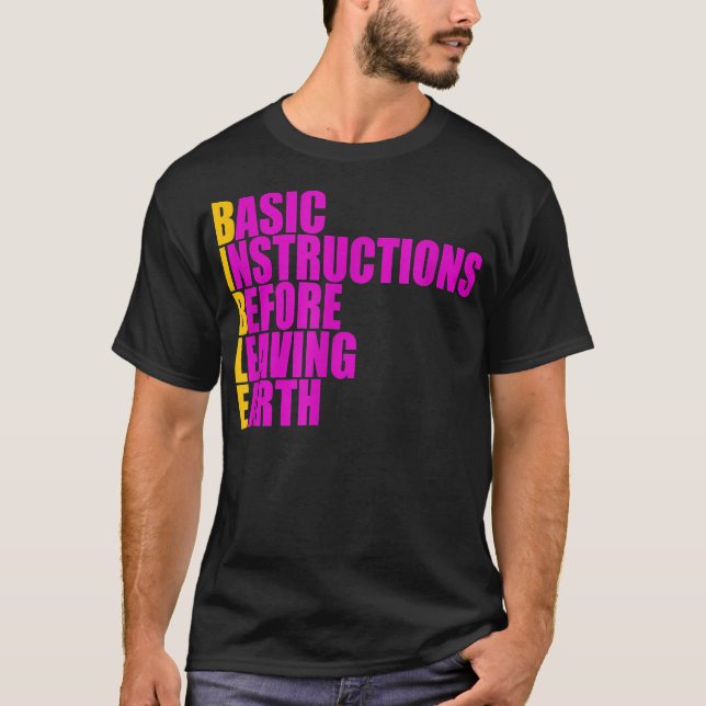 T-shirt Bible Instructions  Scriptures Christian Rapture G (Devant)