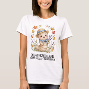 T-shirt Bible KJV-Jardin Ver Lavande Feuilles d'Automne