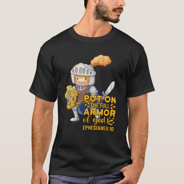 T-shirt Bible Quote Armor of God Ephesians 611 Easter Chri (Devant)