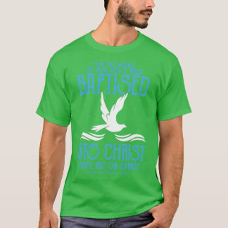 T-shirt Bible Verse Baptême Adulte Dove