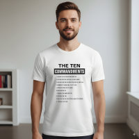 Bible Verse Chrétien Religieux Dix Commandements