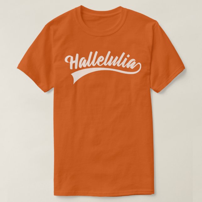 T-shirt Bible Verse Hallelulia God Premium (Design devant)