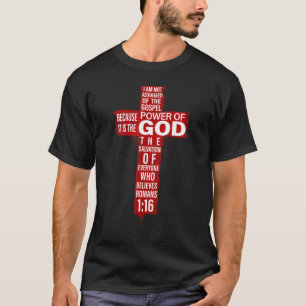 T-shirt Bible Verse Religion Jésus Croix Chrétien