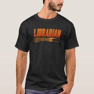 T-shirt Bibliothécaire Chargement des diplômés de l'école