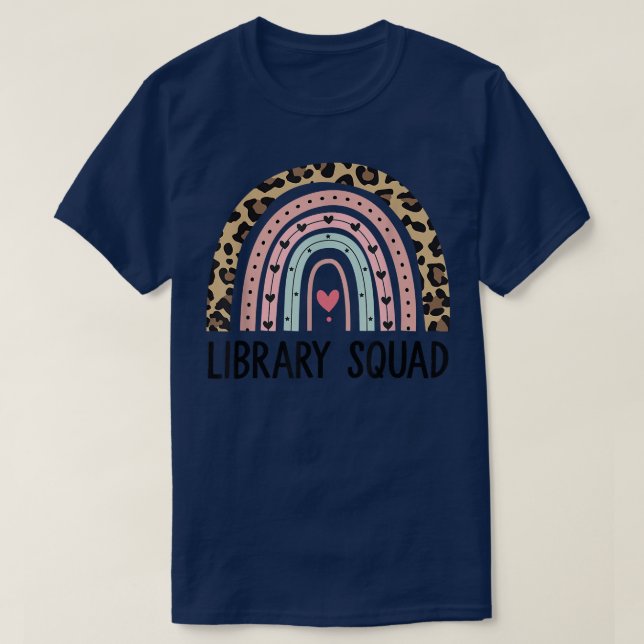 T-shirt Bibliothécaire de l'équipe de la bibliothèque Ense (Design devant)