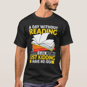 T-shirt Bibliothécaire de livre Humour Bookworm Pun livre