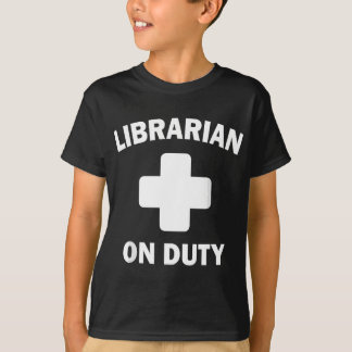 T-shirt Bibliothécaire en service