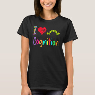 T-shirt Bibliothécaire Enseignant J'Aime Cognition Affamé