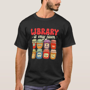 T-shirt Bibliothécaire Enseignant La bibliothèque est mon