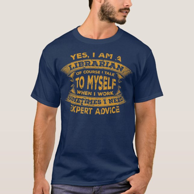 T-shirt Bibliothécaire Funny Love Librairie de lecture Tee (Devant)
