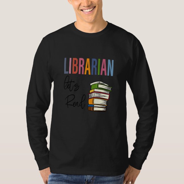 T-shirt Bibliothécaire Lire l'appréciation de l'enseignant (Devant)