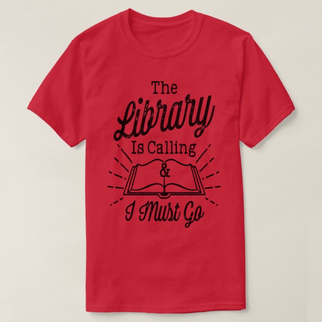 T-shirt Bibliothécaire Livres 1 (Design devant)