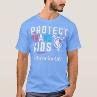 T-shirt Bibliothécaire Protéger les enfants trans Transgen
