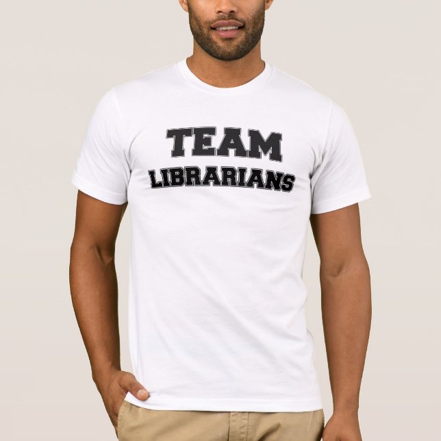 T-shirt Bibliothécaires d'équipe (Devant)