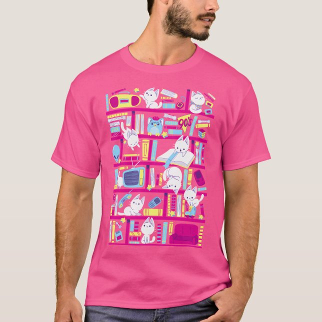 T-shirt Bibliothèque 90S (Devant)