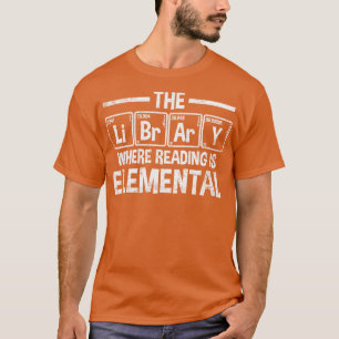 T-shirt Bibliothèque Bibliothécaire de lecture 1