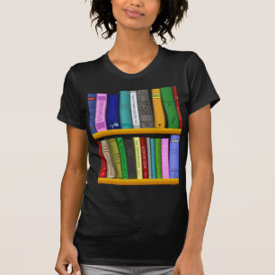 T-shirt bibliothèque bibliothèque bibliothèque lecture