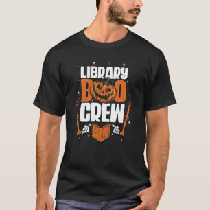 T-shirt Bibliothèque Boo Crew School Bibliothèque Livre Ha