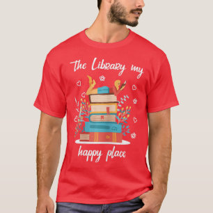 T-shirt Bibliothèque Cool pour femmes Art pour les femmes
