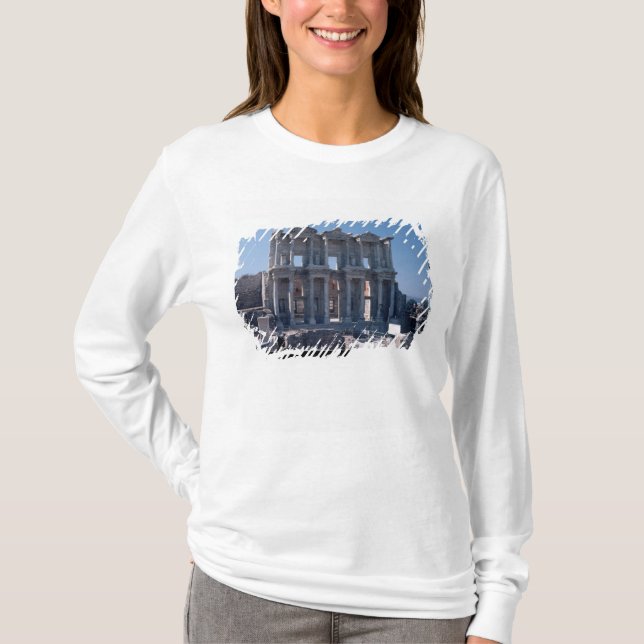 T-shirt Bibliothèque de Celsus, construite dans l'ANNONCE (Devant)