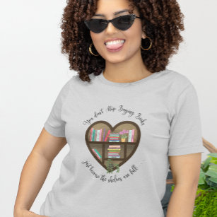 T-shirt Bibliothèque de coeur "N'arrêtez pas d'acheter des