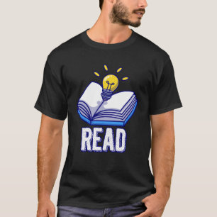 T-shirt Bibliothèque d'enseignants Lire le livre Club Ligh