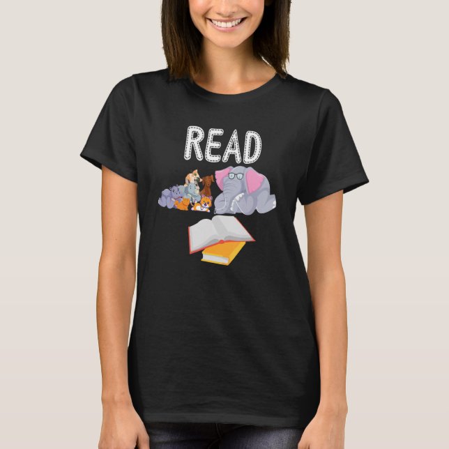 T-shirt Bibliothèque des enseignants Lire le livre Club Pi (Devant)