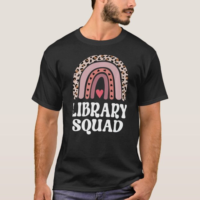 T-shirt Bibliothèque Équipe Bibliothécaire Professeur Arc- (Devant)