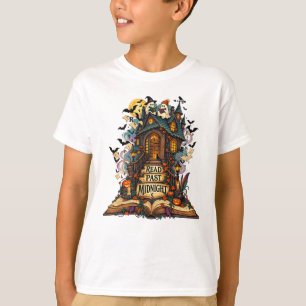 T-shirt Bibliothèque hantée de lecture après minuit