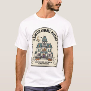 T-shirt Bibliothèque hantée Salem Fantôme Vintage Hallowee