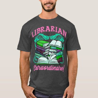 T-shirt Bibliothèque inspirée par le bibliothécaire Biblio