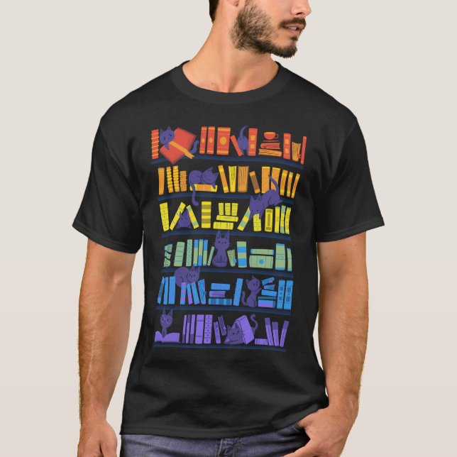 T-shirt Bibliothèque Kittens (Devant)