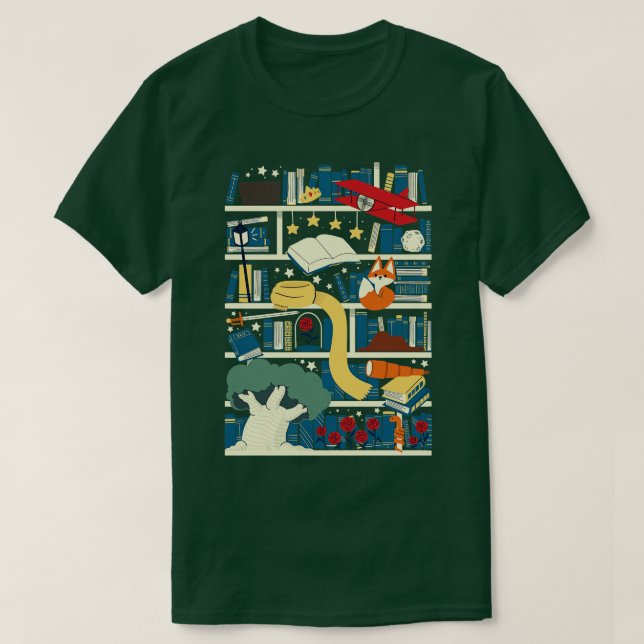 T-shirt Bibliothèque Lil Prince (Design devant)