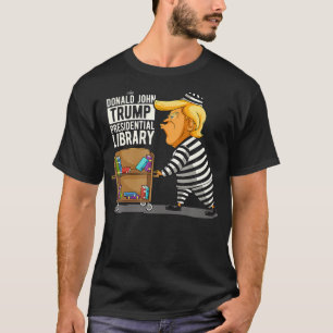 T-shirt Bibliothèque présidentielle de la prison de Trump