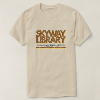 T-shirt Bibliothèque Skyway des années 1970