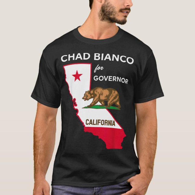 T-shirt Bicanco 2026 Chad Bianco For Governor Of Californi (Devant)