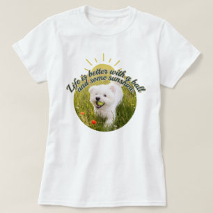 T-shirt Bichon & Ball Jours de pissenlits
