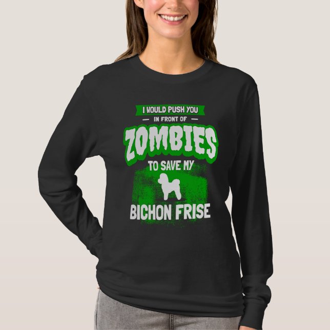 T-shirt Bichon frisé (Devant)