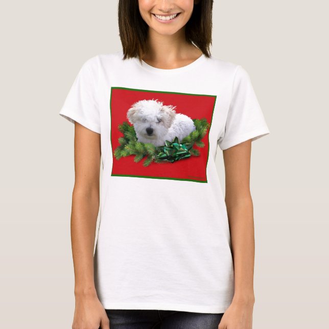 T-shirt Bichon Frise Ladies Tom (Devant)