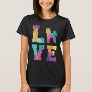 T-shirt Bichon Frise Love