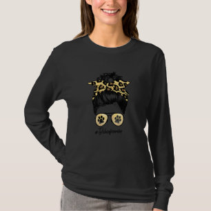 T-shirt Bichon Frise Maman Chien Maman Messager Cheveux Bu
