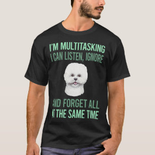 T-shirt Bichon frisé multitâche 04