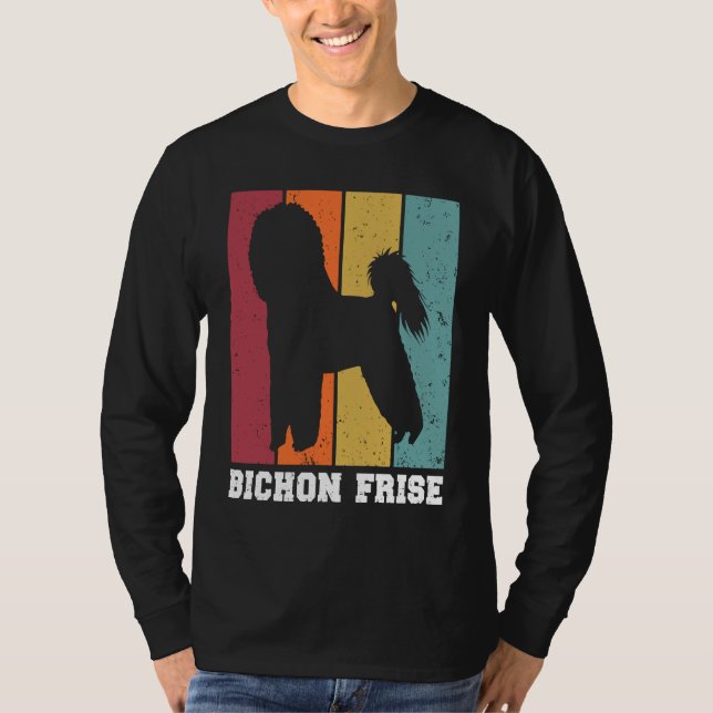 T-shirt Bichon Frise Vintage  2 (Devant)