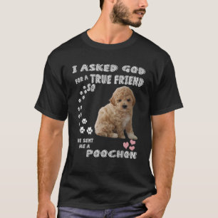 T-shirt Bichon Poodle Chien Maman, Bichon Poo Papa Costume