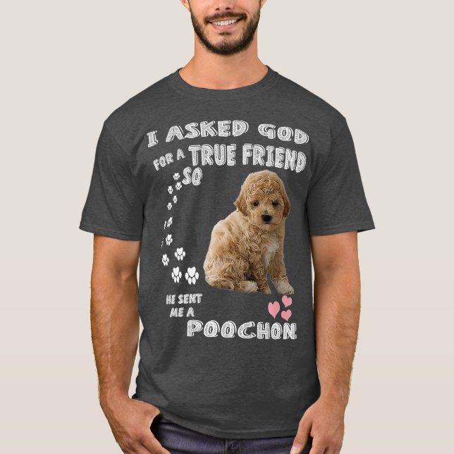 T-shirt Bichon Poodle Dog Mom Bichon Poo Dad Costume (Devant)