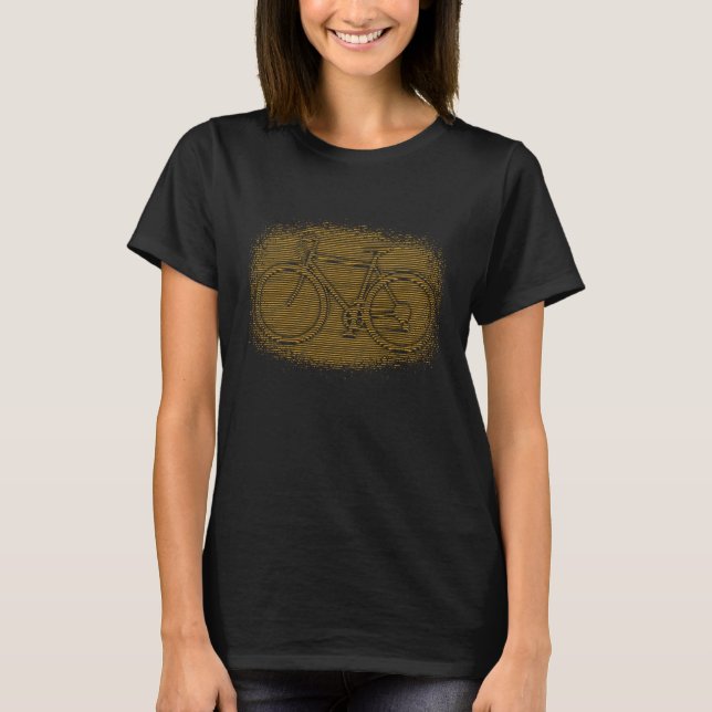 T-shirt Bicycle Cycling Cyclist (Devant)