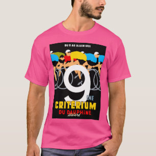 T-shirt Bicycle Racing Critère Publicité Vintage Imprimer
